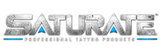 SATURATE Professional Tattoo Products transparent header logo